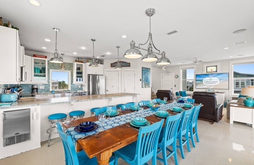 Seagrass House | Sunnyside Up: Steps to the Beach, Great views, Private pool, Pet friendly