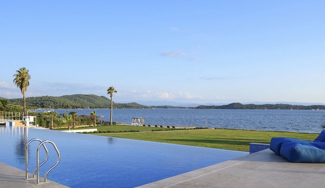 Beachfront Villa Natalia with Two Private Pools in Sithonia