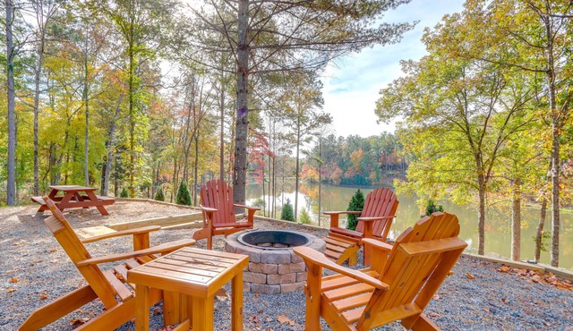 'Lakeside Paradise' in Ellijay: Hot Tub, Fire Pit in Ellijay