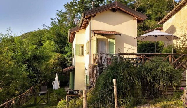 Nice 2 room apartment with garden in the Apennine Tuscan-Emilian in Farne