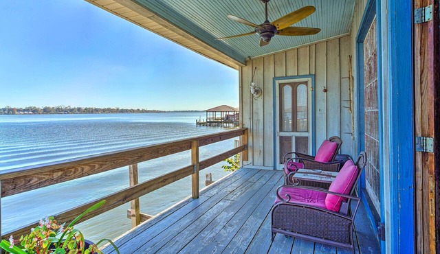 River Waterfront Retreat w/Dock & Fire Pit in New Roads