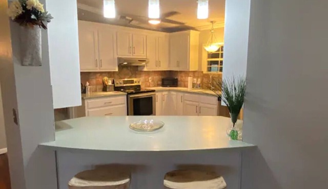 Waterfront property w/private pool .amazing back deck to sit and water gaze! in Jarreau